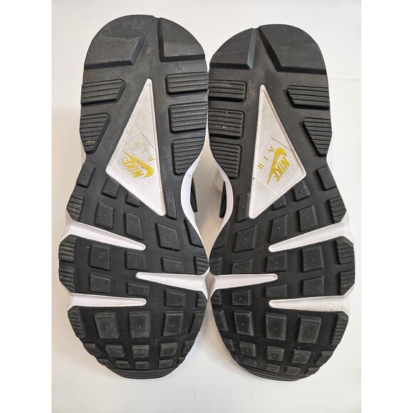 Nike Air Huarache Michigan Colorblock White Navy Yellow Black Sneaker Size Men 7
